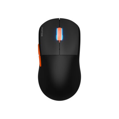 Hator Quasar 2 Pro wireless mouse, black-orange - Image 2