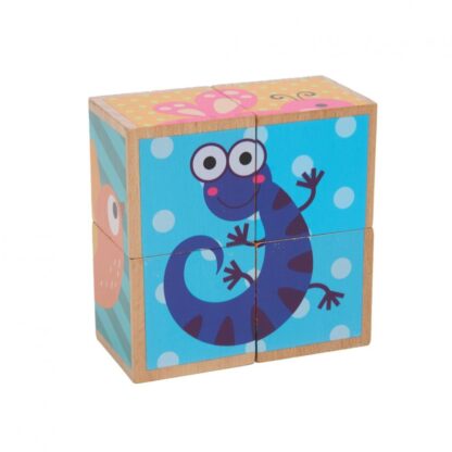 WOODEN PUZZLES WITH ANIMALS, 4 PIECES - Image 4