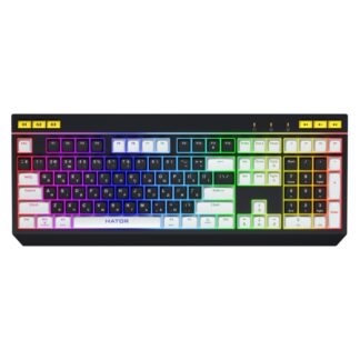Tastatura mecanica Hator Icefall alb-negru