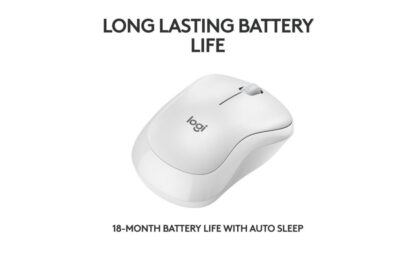 Mouse Logitech MK240 Silent Wireless white - Image 3