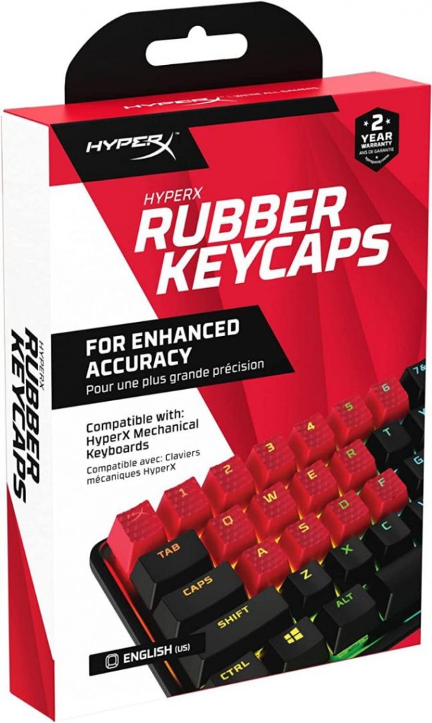 HP HYPERX KEYCAPS FULL KEY SET RED EU Supplies
