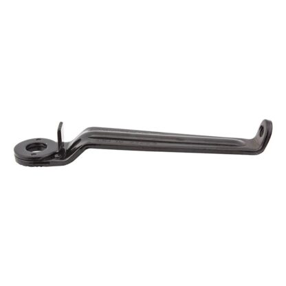 Support lever for the gear indicator, support and tension adjustment for the cable