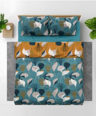 Lenjerie dubla,100%bumbac,4 piese, Clara