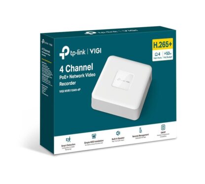 TP-LINK VIGI 4 CH POE+ NW VIDEO RECORDER - Image 2