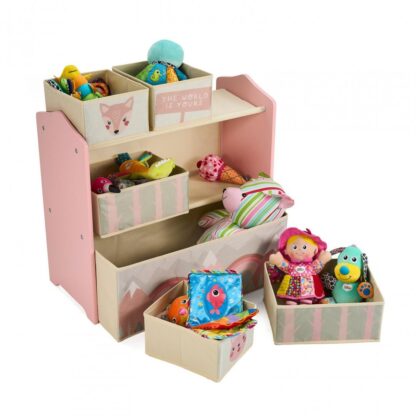 Pink Forest toy storage cabinet - Image 3
