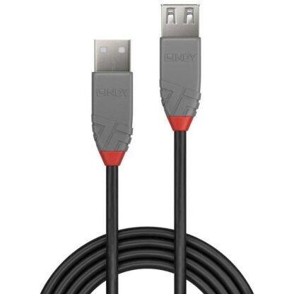 Lindy 3m USB 2.0 Type A Extension Cable, Anthra Line - Image 2