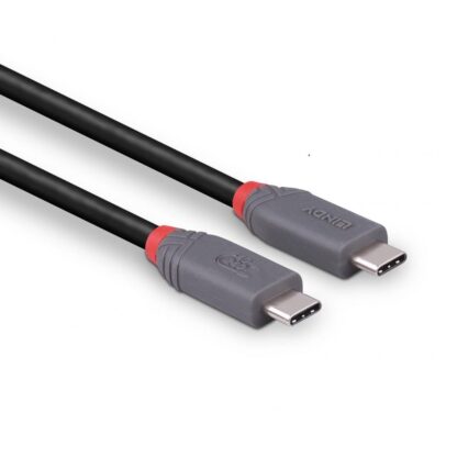 Cable Lindy 0.8m USB4 Type C 40Gbps Anthra Line - Image 3