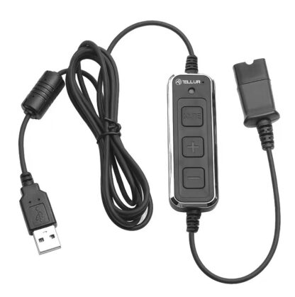 Tellur Voice 510N USB headphones, black - Image 3