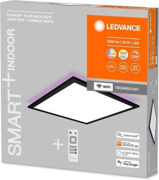 SMART WIFIPLANPLUSBL45X45REMRGBTWBKLEDV