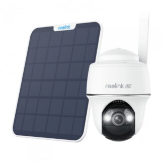 Reolink Go PT Ultra surveillance camera with solar panel