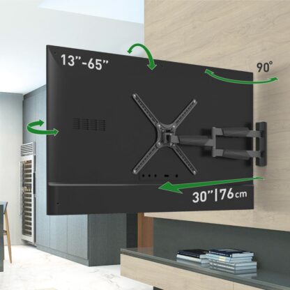 Barkan TV Wall Mount 13"- 65" Black - Image 3