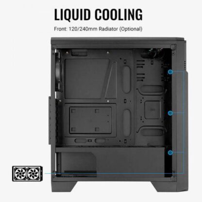PC Case Aerocool Ore Saturn FRGB black - Image 3