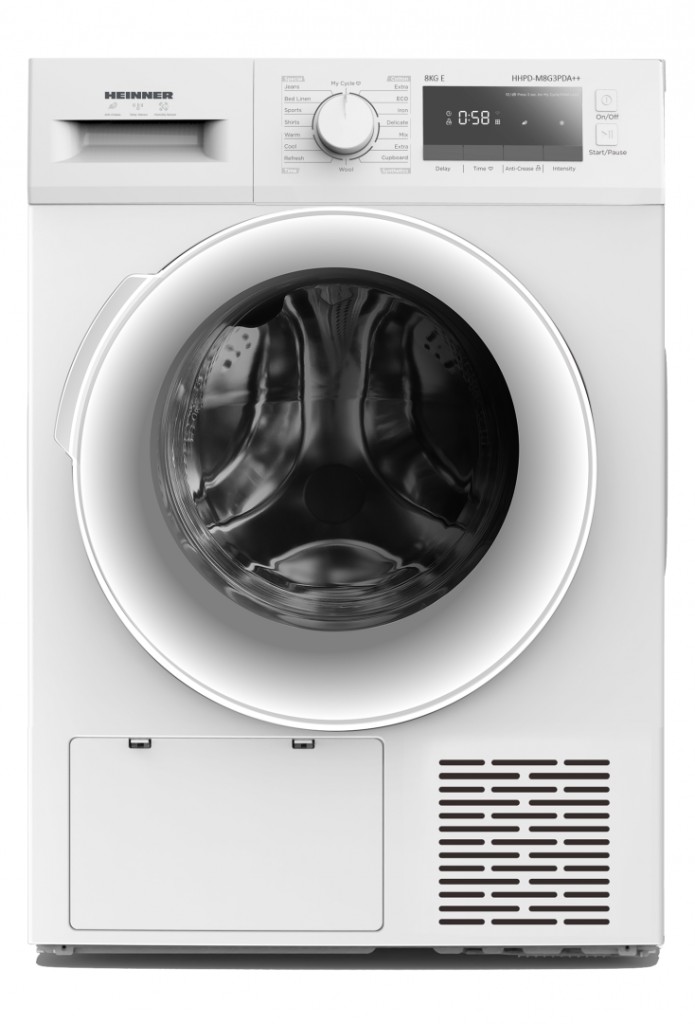 HEINNER HEAT PUMP CLOTHES DRYER HHPD-M8G3PDA+++