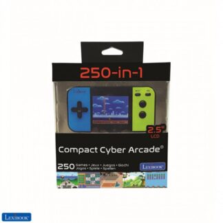 COMPACT CYBER ARCADE CONSOLE, 250 GAMES