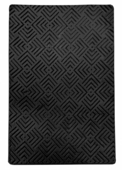 DOVER FUR CARPET 160X230 CM BLACK - Image 2