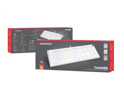 Keyboard Genesis Thor 404 P white - Image 9