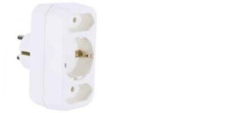 Multistecker 2xEURO + 1xCEE7/3 alb