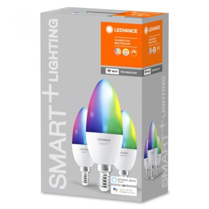 et of 3X LEDVANCE SMART + WIFI 5W LED bulb