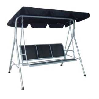 HR 3 seater swing black 175x112x15