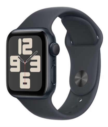 Apple Watch SE GPS 40mm Midnight Aluminium Case with Midnight Sport Band - M/L - Image 2