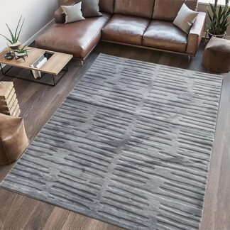 Carpet, embossed pattern, Oliver, 200x300 GREY