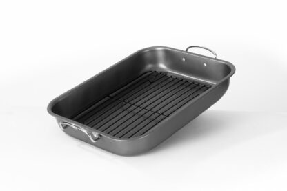 OVEN TRAY WITH GRILL 39x29x6 CM