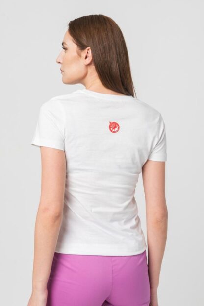 Casual T-Shirt F Bicycle Color White-M - Image 3