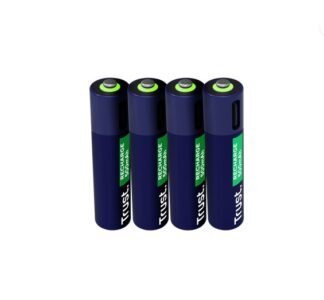 Rechargeable batteries Trust AAA USB-C 4x