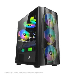 PC Case 1STPLAYER Gaming X3-M-4F1-BK