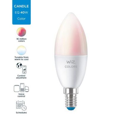 Led bulb PHILIPS WiZ COLORS C37 E14 4.9W - Image 5