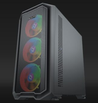 PC Case Aqirys Wezen Midi Tower Black