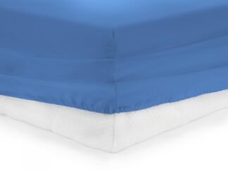 Bed sheet with elastic 160X200 CM -BLUE