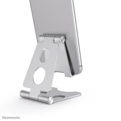 Neomounts Folldable phone stand tilt - Silver - Image 3