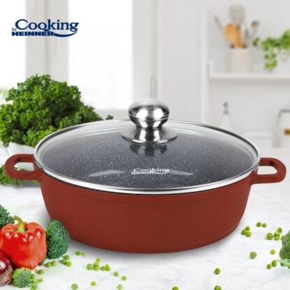Aluminum Pot + Lid 28x7.5CM, 4.1L, CALABRIA - Image 3