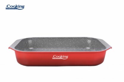 HIGH ALUMINUM TRAY 39.5x26CM, RED LINE - Image 2