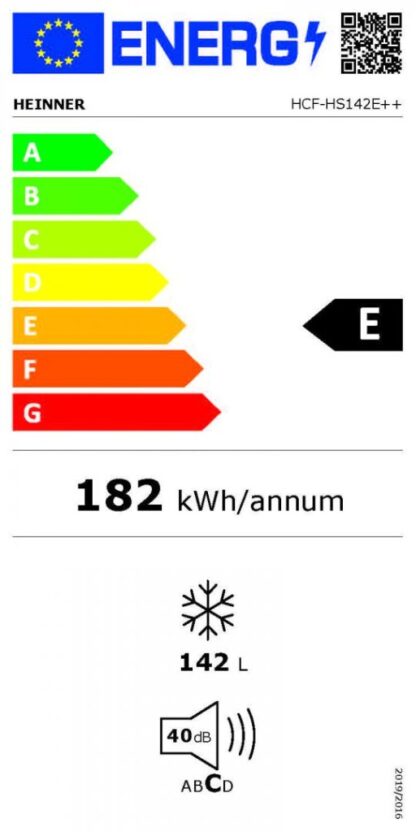HEINNER HCF-HS142E++ REFRIGERATOR - Image 3