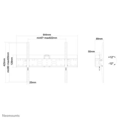 Neomounts Screen TV Wall Mount Tiltable 37"-75" - Image 3