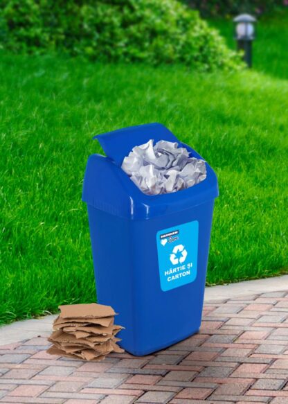 GARBAGE BASE FOR RECYCLING ECO 35 L, BLUE