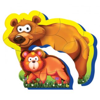 MOTHER AND CHILD PUZZLE, BEAR, 8 PIECES