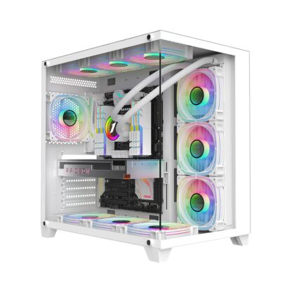 PC Case 1STPLAYER Gaming MV8 WHITE - Image 5