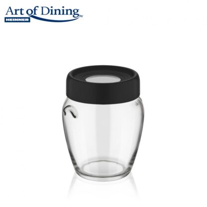 Glass storage jar with lid,580 ML