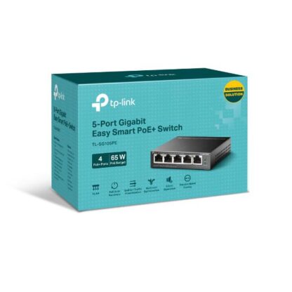 TP-Link Switch 5 Port-GB EASY-SMART POE - Image 3