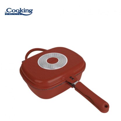 Aluminum Double Pan 30x24x12 CM, CALABRIA