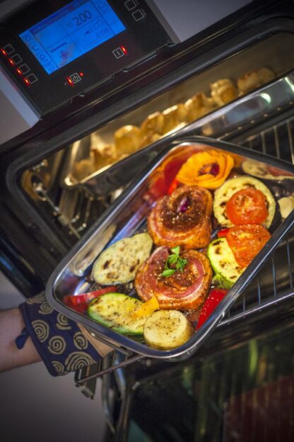 Oven Tray stainless steel 25x19x4.5 CM - Image 4