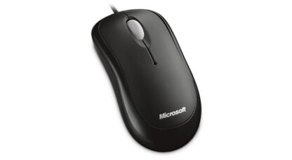 MOUSE MICROSOFT WIRED optical USB Black