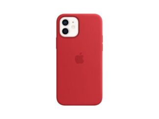 iPhone 12/12 Pro MagSafe Silicone Case Red