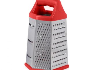 GRATERS 6 SIDES, 14X12X23 CM, RED