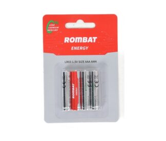 BATTERIES ROMBAT AAA LR03 12 BLISTEREx4PCS