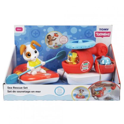 Bath toys, rescue helicopter and boat - Image 2