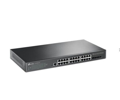 TP-Link Switch 24P-GB 4 10GE SFP L2 MANAGED UPS - Image 2
